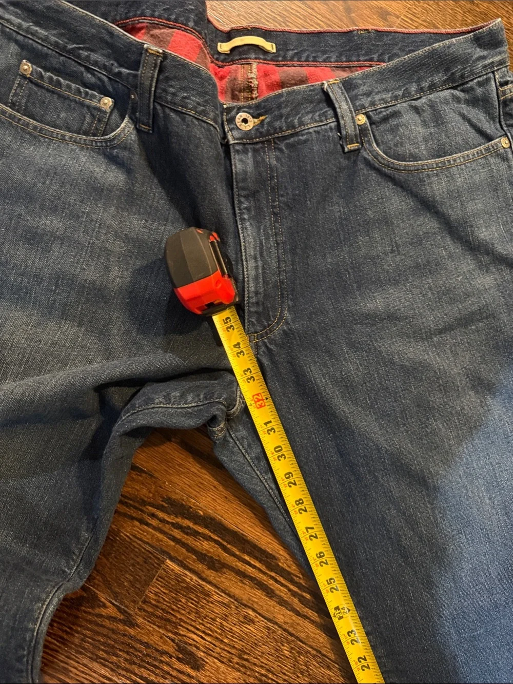 L.L.Bean Men's Double L Flannel-Lined Jeans